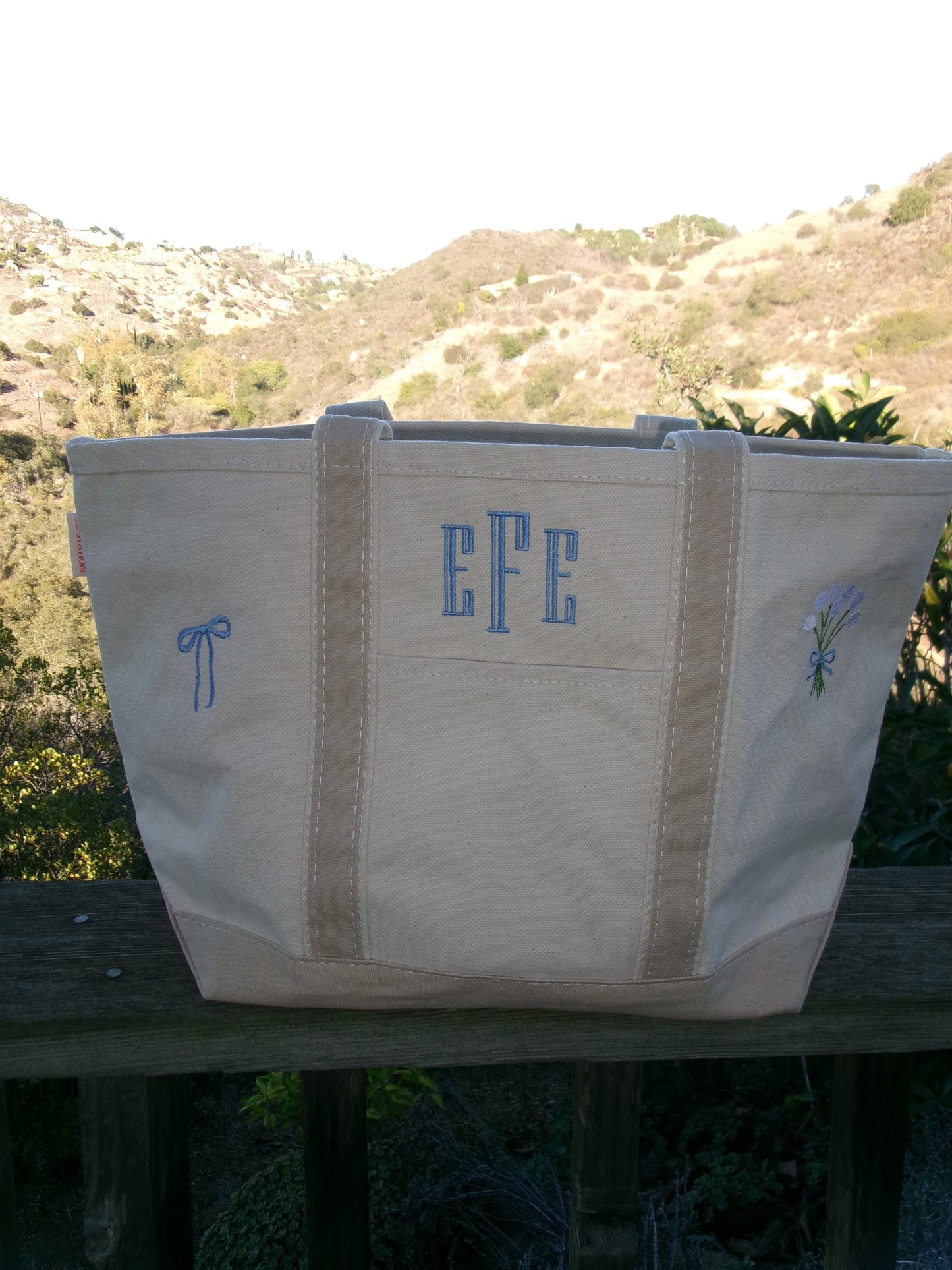 Monogram Signature Custom Tote