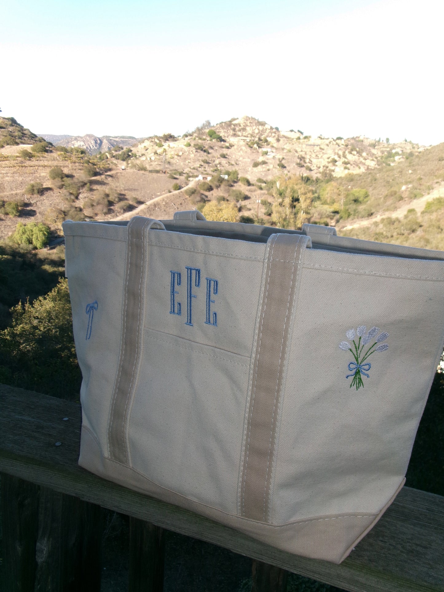 Monogram Signature Custom Tote