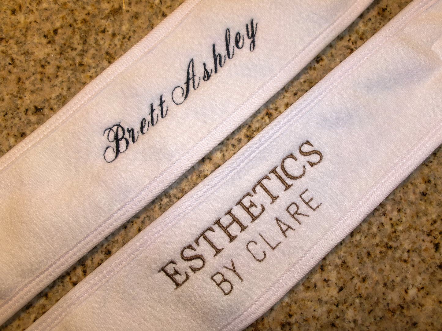 Custom Embroidered Spa Headband