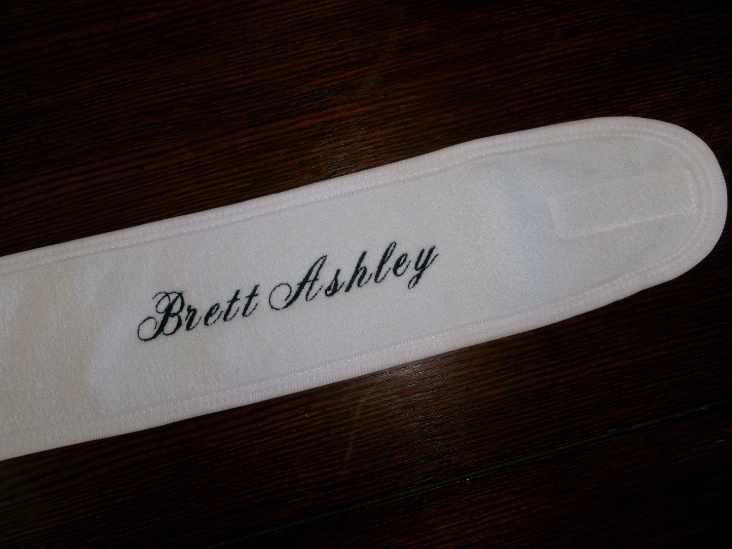 Custom Embroidered Spa Headband