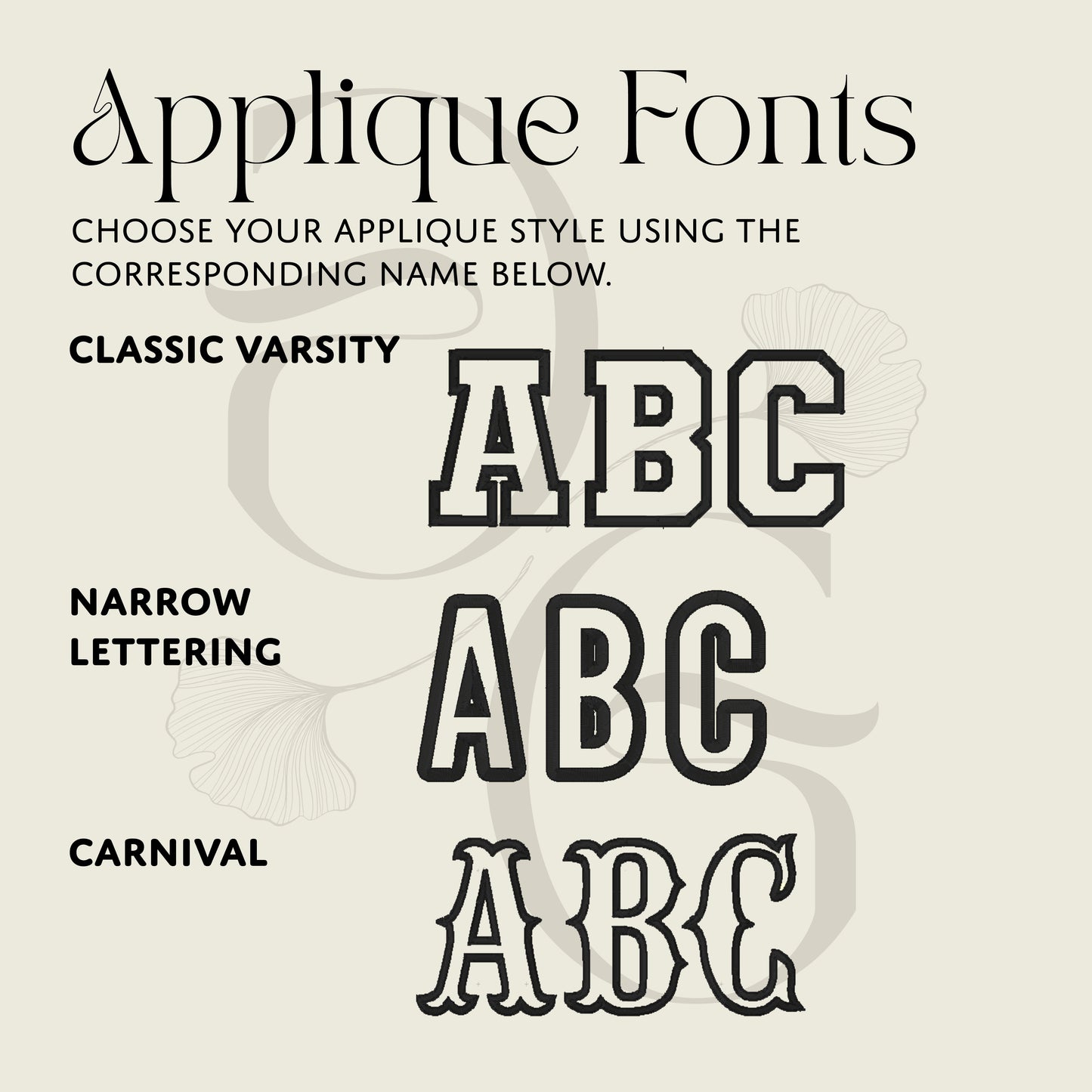 Custom Applique Crewneck