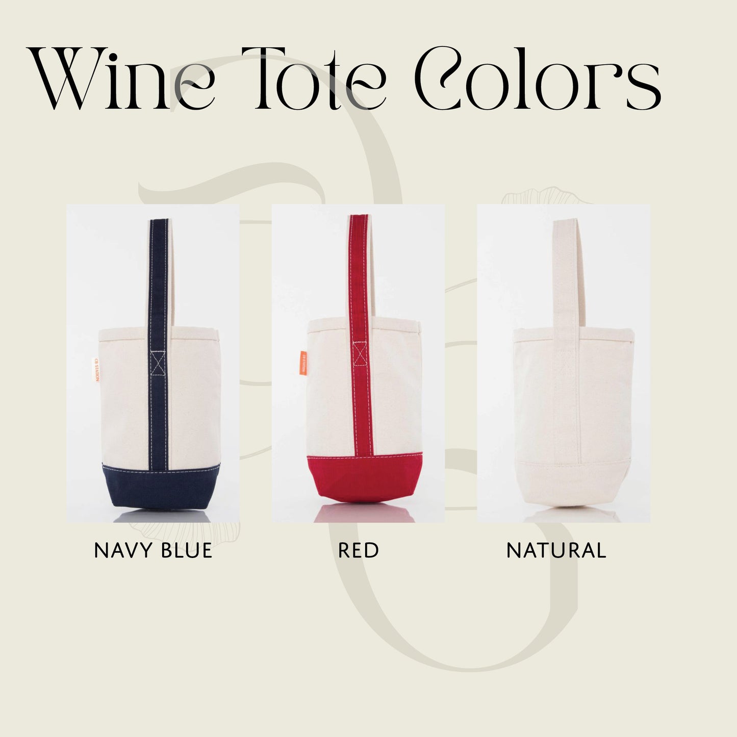 Custom 2 Bottle Wine Tote